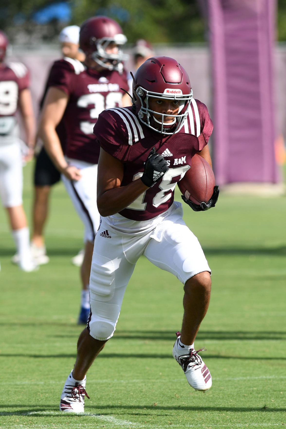 Aggie football practice